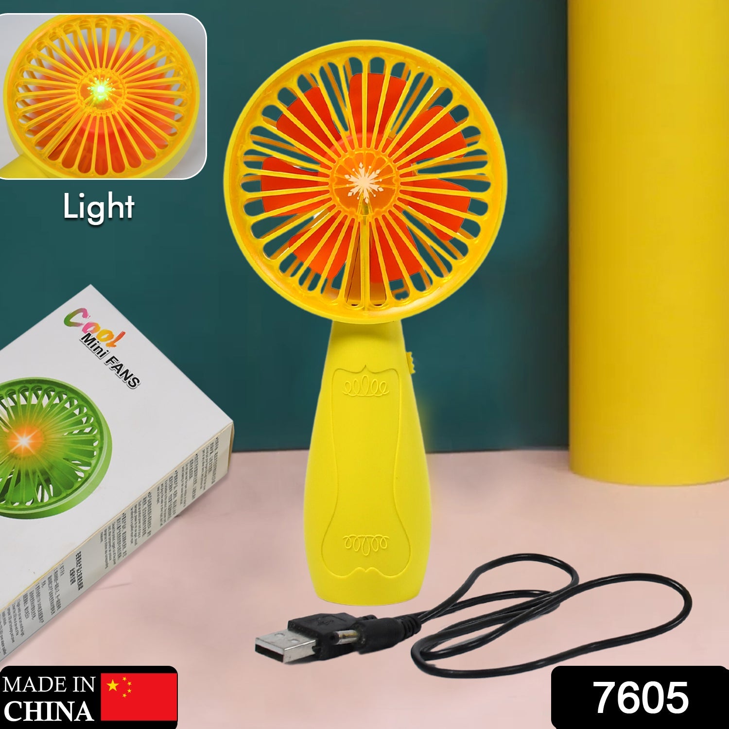 7605 Foldable Handy Light Fans Rechargeable Handheld Mini Fan Electric Personal Fans Hand Bar Desktop Fan DeoDap 7605 Foldable Handy Light Fans Rechargeable Handheld Mini Fan Electric Personal Fans Hand Bar Desktop Fan DeoDap